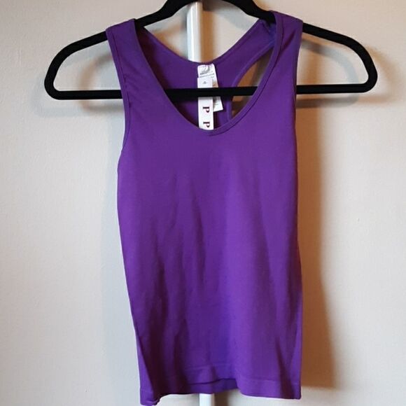 💫💫💫NWT  YPP PURPLE RACERBACK TANK TOP XS/S - Picture 1 of 3